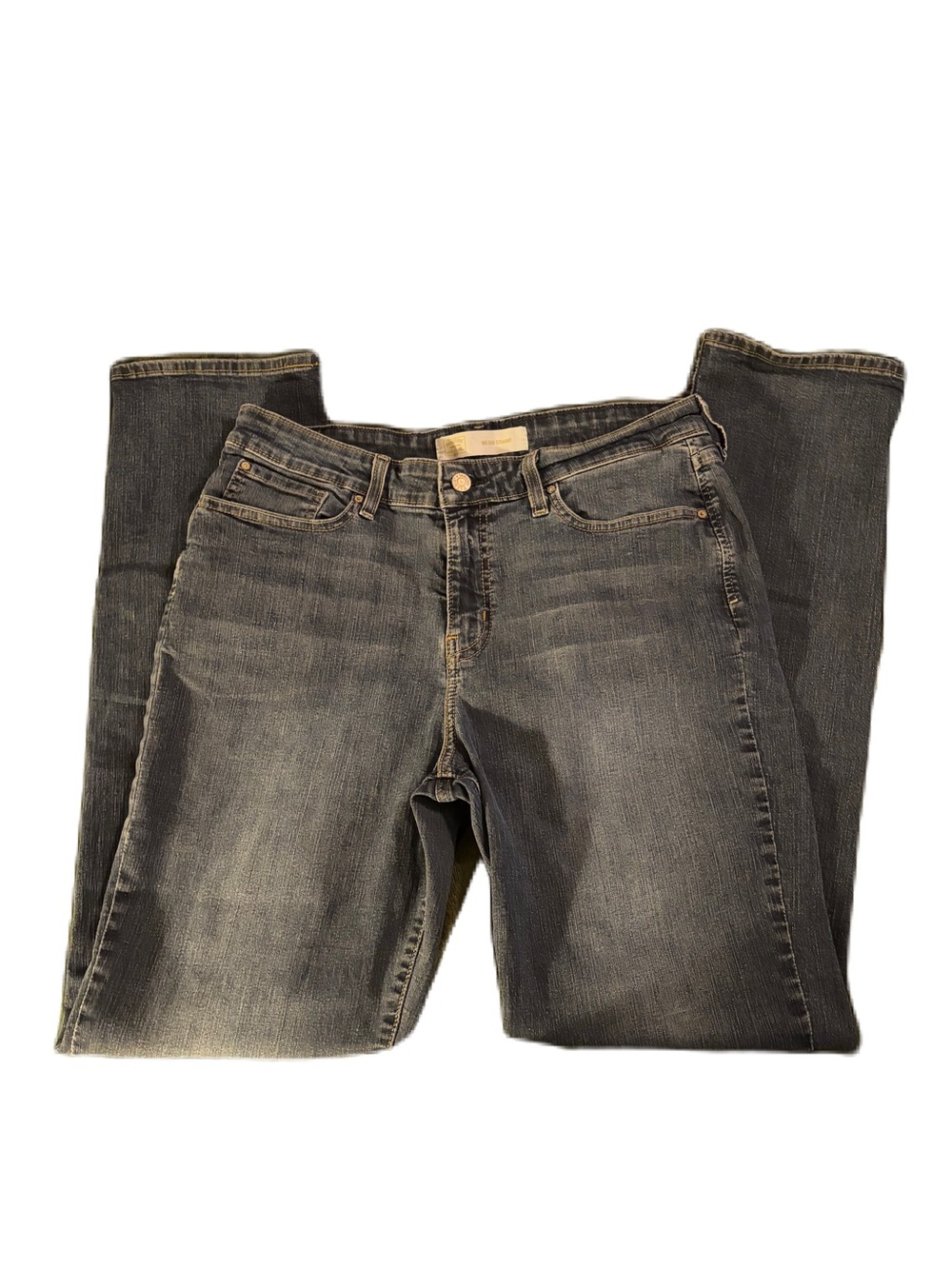 Levi Strauss Signature Women’s 14 Long W32 L34 Mid Rise Straight Jeans